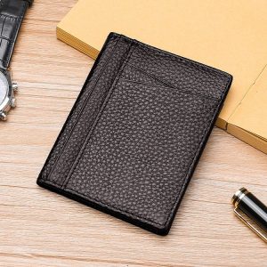 Defense RFID Bag Multi-Card ID Card Bag (Dark Brown)