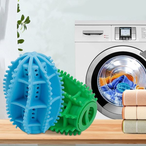 Household Laundry Ball Washing Machine Magic Cleaning Ball Nano Ceramic Anti-Winding Laundry Ball (Blue) - Image 3