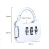 6 PCS Xmm-8007 Cartoon Cat Metal Digital Password Lock Mini Small Padlock Mix Color Random Delivery - Image 3