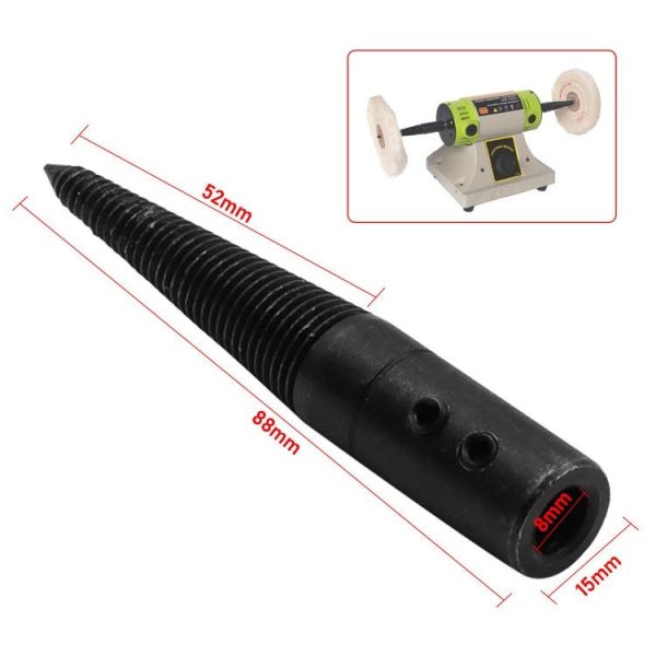 Taiwanese Machine Accessories Grinding Wheel Connecting Rod Polishing Shaft Tip (Left + Right) - Image 3