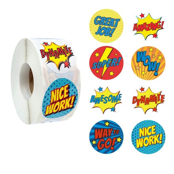 Teacher Reward Students Children Cute Stickers Toy Decoration Stickers, Size: 2.5cm / 1 Inch (A-08)