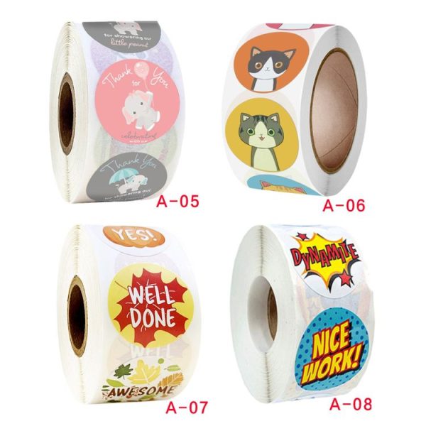 Teacher Reward Students Children Cute Stickers Toy Decoration Stickers, Size: 2.5cm / 1 Inch (A-08) - Image 2