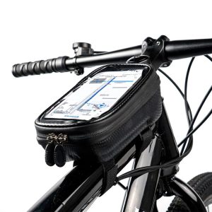 B21 EVA Hard Shell Bicycle Bags Mountain Bike Anti-Piped Water Beam Bags (Black)