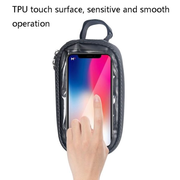 B21 EVA Hard Shell Bicycle Bags Mountain Bike Anti-Piped Water Beam Bags (Black) - Image 2