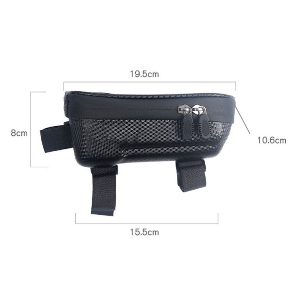 B21 EVA Hard Shell Bicycle Bags Mountain Bike Anti-Piped Water Beam Bags (Black) - Image 4