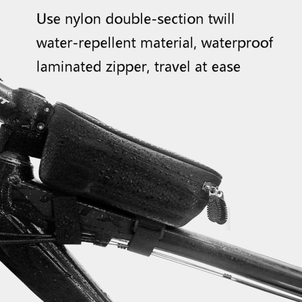 B21 EVA Hard Shell Bicycle Bags Mountain Bike Anti-Piped Water Beam Bags (Black) - Image 5