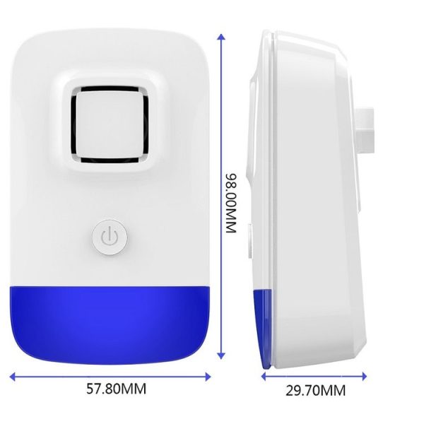 Household Ultrasonic Electronic Mosquito Repellent High-Power Frequency Conversion Mouse Repellent Specifications: EU Plug (White) - Image 3