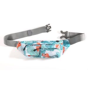 YIPINU YHB Sports Waist Bag Waterproof Outdoor Chest Bag Multi-Function Mobile Phone Bag (Flamingo)