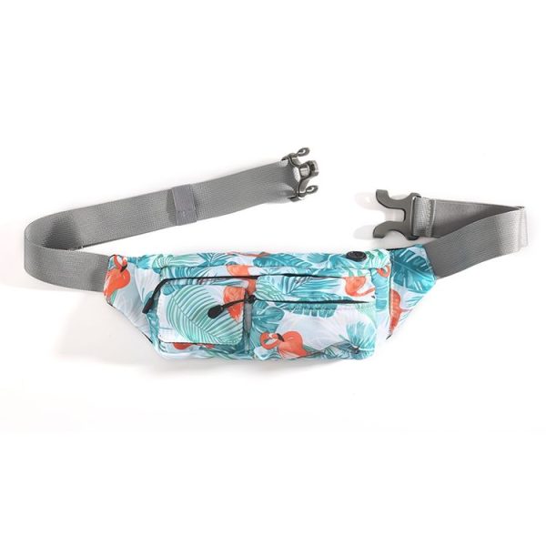 YIPINU YHB Sports Waist Bag Waterproof Outdoor Chest Bag Multi-Function Mobile Phone Bag (Flamingo)