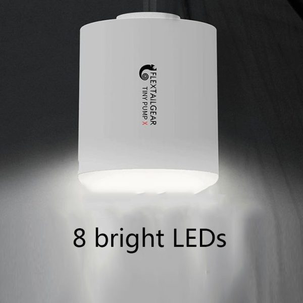 021121 Mini Portable Outdoor Air Pump, Specification: Without Light Model (White) - Image 2