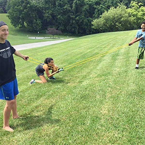 Outdoor Water Balloon Launcher Elastic 3 People Bomb Beach Party Toys Line Length 1.5m - Image 6