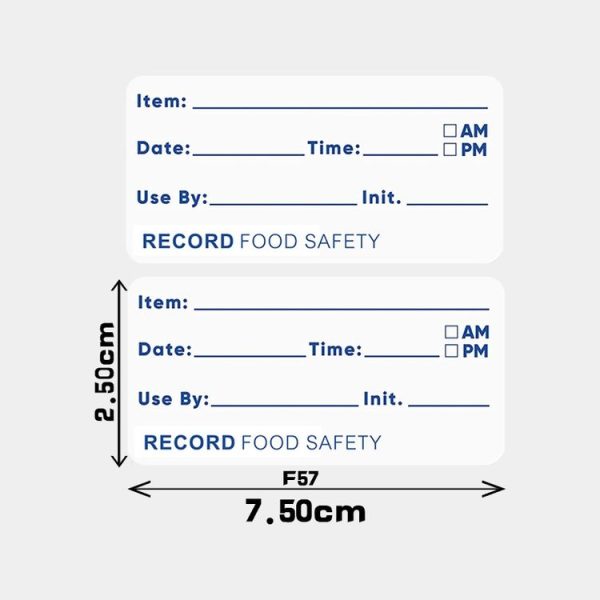 Food Date Sticker Label, Size: 7.5 x 2.5cm - Image 3