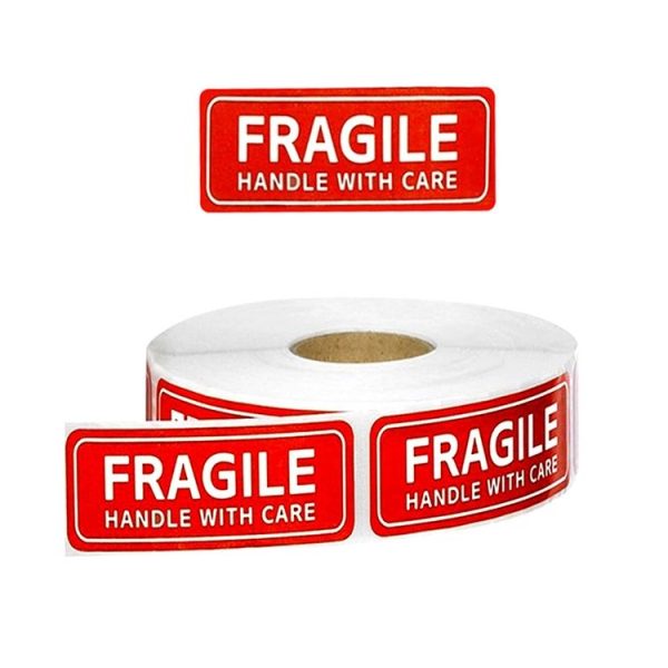 Handle Fragile Warning Stickers Carefully (F40) - Image 2