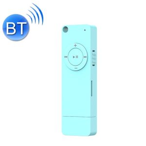 XT02 U Disk Style MP3 Music Player, Memory Capacity: Bluetooth Set (Blue)