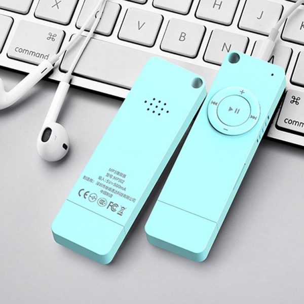 XT02 U Disk Style MP3 Music Player, Memory Capacity: Bluetooth Set (Blue) - Image 2