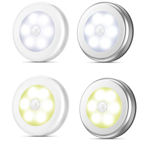 6 LED Home Wardrobe Smart Human Body Sensor Light, Light color: White Light (White) - Image 2