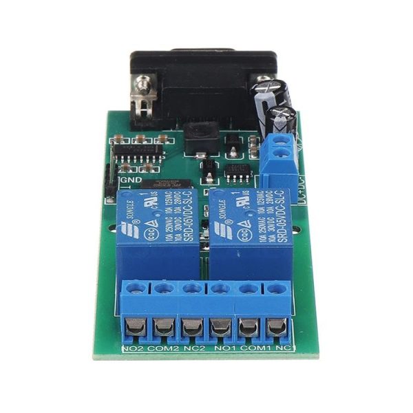 YYE-2 Single-Chip Serial Communication Dual-Way Relay Module Board Computer Control Switch PLC - Image 2