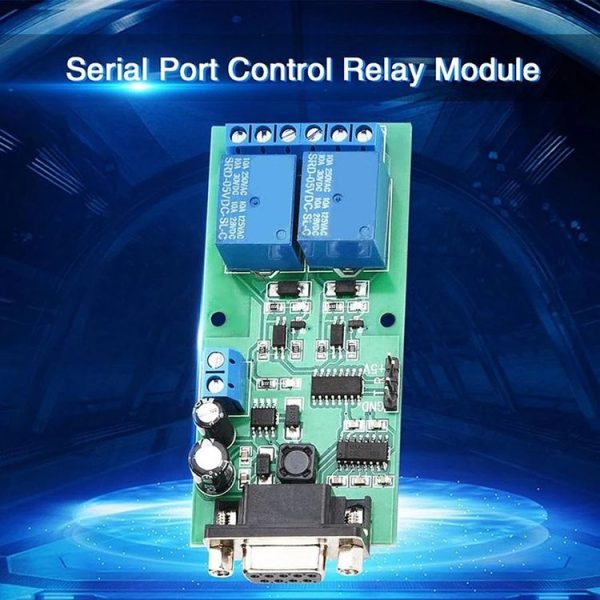 YYE-2 Single-Chip Serial Communication Dual-Way Relay Module Board Computer Control Switch PLC - Image 5