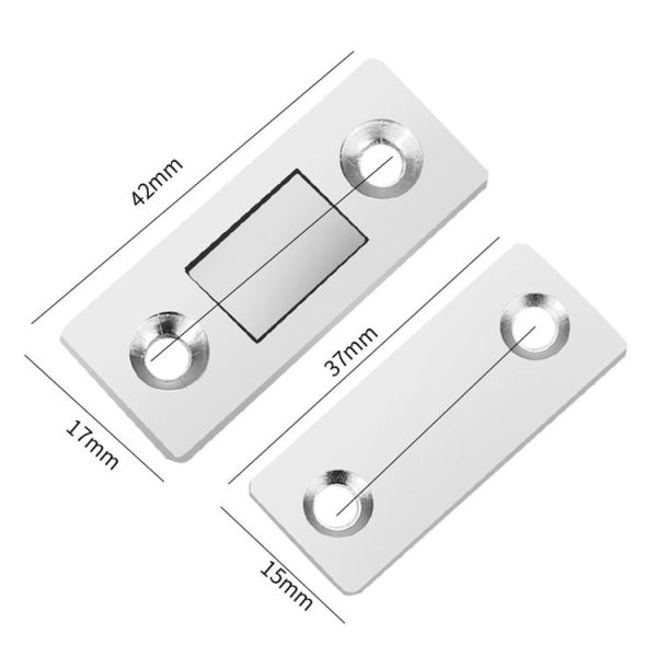 Punch-Free Invisible Cabinet Door Magnetic Suction Launcher Door Suction Double Magnet Sliding Door Suction (Yellow Bronze) - Image 3