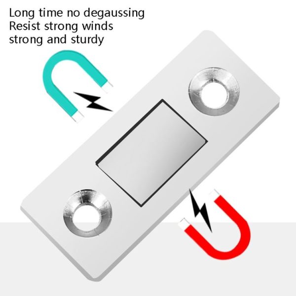 Punch-Free Invisible Cabinet Door Magnetic Suction Launcher Door Suction Double Magnet Sliding Door Suction (Yellow Bronze) - Image 4