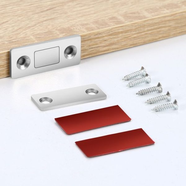 Punch-Free Invisible Cabinet Door Magnetic Suction Launcher Door Suction Double Magnet Sliding Door Suction (Yellow Bronze) - Image 7