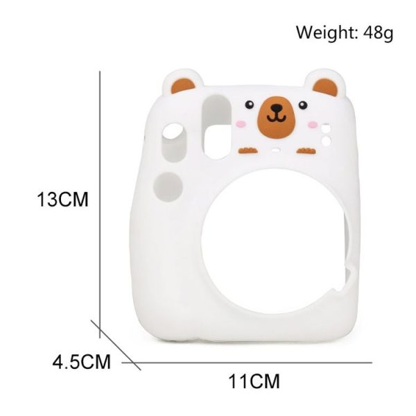 Fujifilm Instax Mini 11 Cute Cartoon Silicone Shockproof Protective Case (Bear) - Image 6