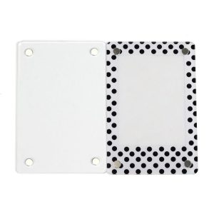 3 Inch Photo Acrylic Photo Frame Refrigerator Magnetic Sticker For Polaroid (Wave Point)
