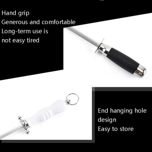 Style 4 Grinding Rod Stainless Steel Kitchen Sharpening Tool - Image 5