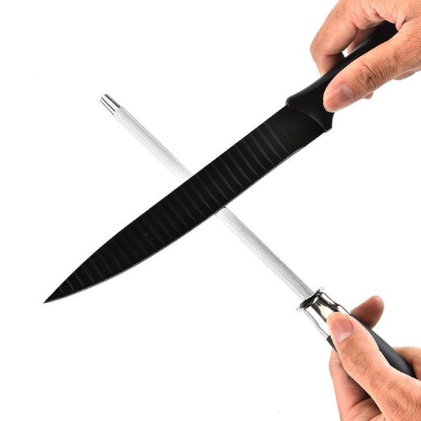 Style 7 Grinding Rod Stainless Steel Kitchen Sharpening Tool - Image 6