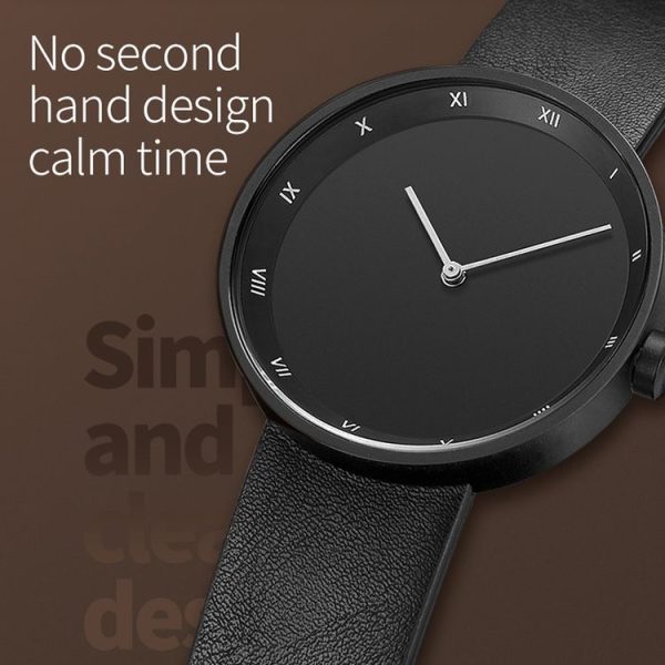 YAZOLE Simple Fashion Quartz Couple Watch (521 Black Shell Black Tray Black Belt) - Image 6