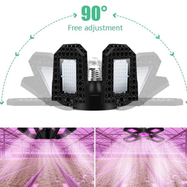 LED Plant Lamp Full Spectrum Fill Light Floral Plant Growth Lamp, Power: 100W - Image 3