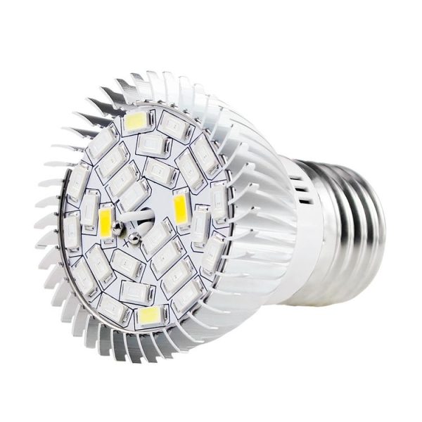 2 PCS LED Plant Growth Lamp Full Spectrum Plant Fill Light Cup, Power: E27 18 Beads - Image 2