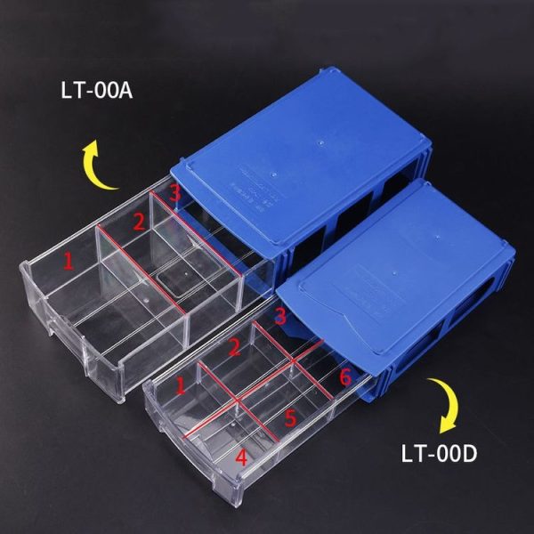 Multifunctional Building Block Type Component Box Storage Box Drawer Type Parts Box Combined Accessory Box, Specification: LT-00A L - Image 2