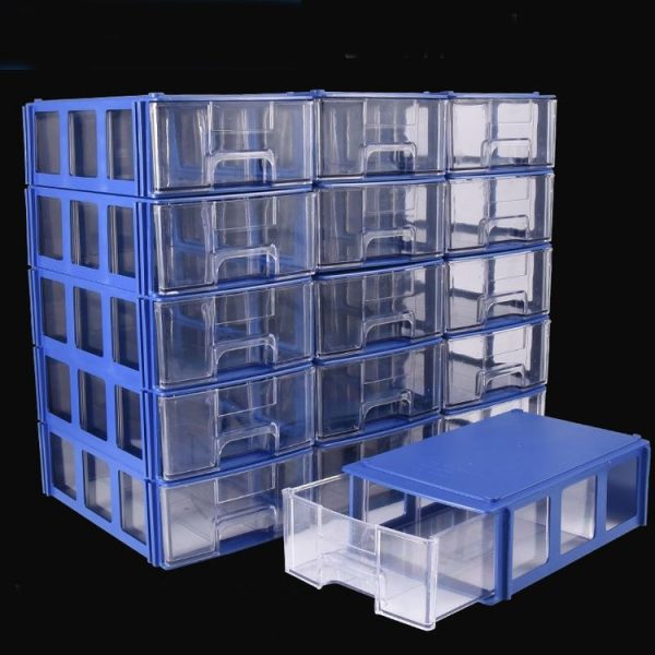 Multifunctional Building Block Type Component Box Storage Box Drawer Type Parts Box Combined Accessory Box, Specification: LT-00A L - Image 7