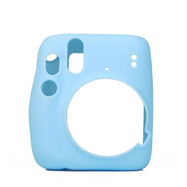 Camera Jelly Color Silicone Protective Cover For Fujifilm Instax mini 11 (Blue)