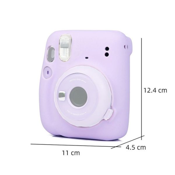 Camera Jelly Color Silicone Protective Cover For Fujifilm Instax mini 11 (Blue) - Image 3