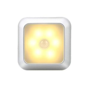 1143 Human Body Sensation Night Light Smart Home Sensing Lights, Light color: Silver Warm Light
