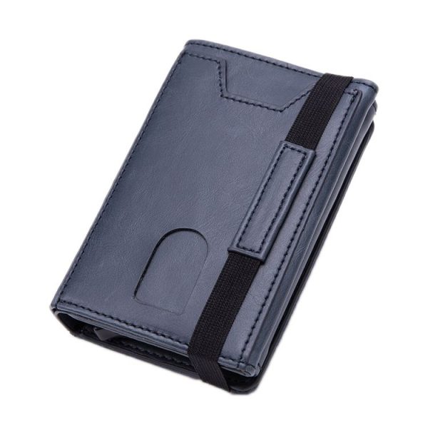 RFID Anti-Theft Aluminum Alloy Card Case (Mad Horse Blue)