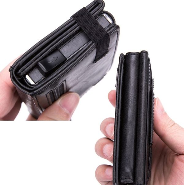RFID Anti-Theft Aluminum Alloy Card Case (Mad Horse Blue) - Image 4