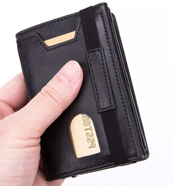 RFID Anti-Theft Aluminum Alloy Card Case (Mad Horse Blue) - Image 5