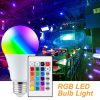 15W Smart Remote Control RGB Bulb Light 16 Color Lamp (White) - Image 7