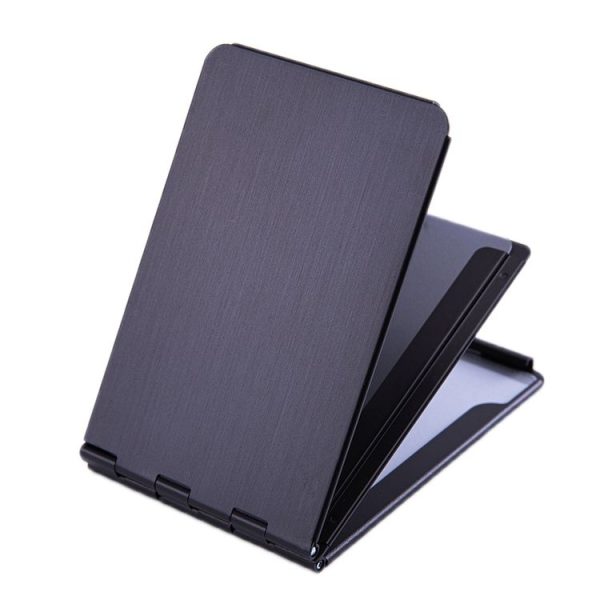 Metal Driver License Box Multifunctional Aluminum Alloy Credit Card Storage Bag (Black)