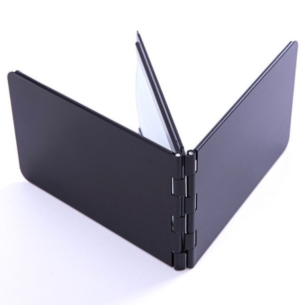 Metal Driver License Box Multifunctional Aluminum Alloy Credit Card Storage Bag (Black) - Image 4