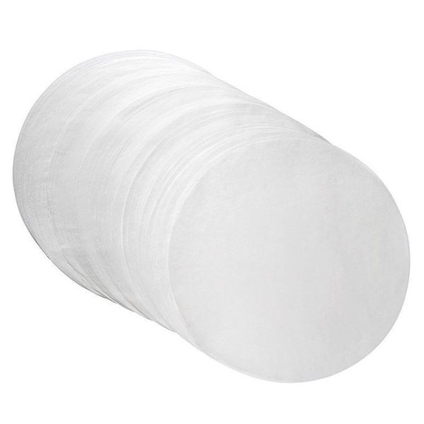 1 Set Double-Sided Silicone Oil Baking Paper Cake Biscuit Pizza Tray Non-Stick Greaseproof Paper (Diameter 12cm)