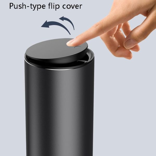 BEN.JACK Car Trash Can Multi-Function Storage Box In Car (Deep Gray With 35 Garbage Bags) - Image 4