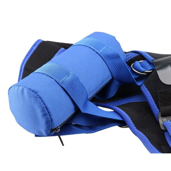 G06 Four-Direction Adjustable Pressure And Breathable Shoulder Pad Sports Protective Gear, Style: Airbag Version M (Black Blue) - Image 2
