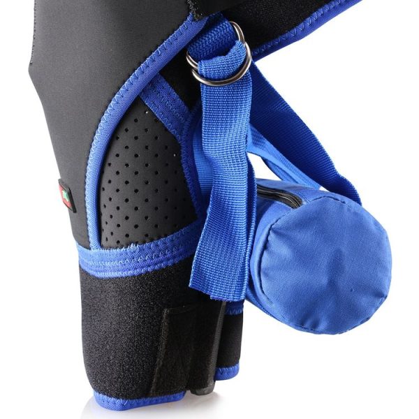 G06 Four-Direction Adjustable Pressure And Breathable Shoulder Pad Sports Protective Gear, Style: Airbag Version M (Black Blue) - Image 4