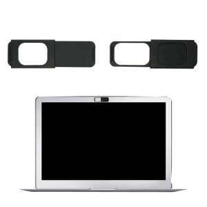2 PCS Computer Camera Protection Cover Lens Stickers (Black)