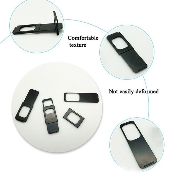 2 PCS Computer Camera Protection Cover Lens Stickers (Black) - Image 4
