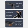 Oatsbasf 03489 Lazy Notebook Portable Bracket Foldable Portable Bracket With Mats (White) - Image 6